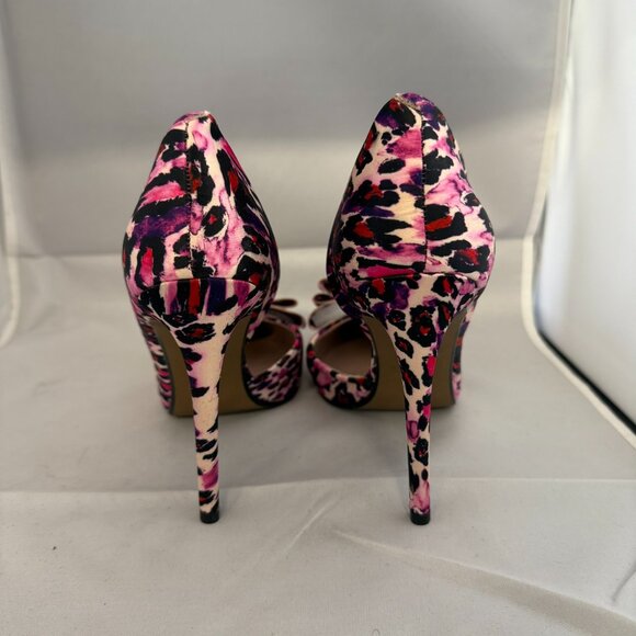 Betsy Johnson Pink Cheetah print pump - Picture 3 of 11